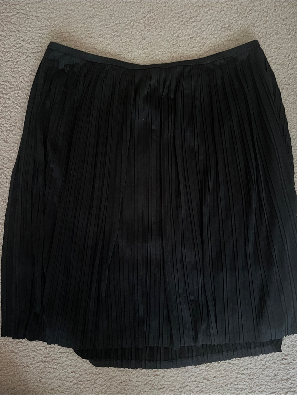 Mossimo Supply Co. Black Pleated Midi Skirt